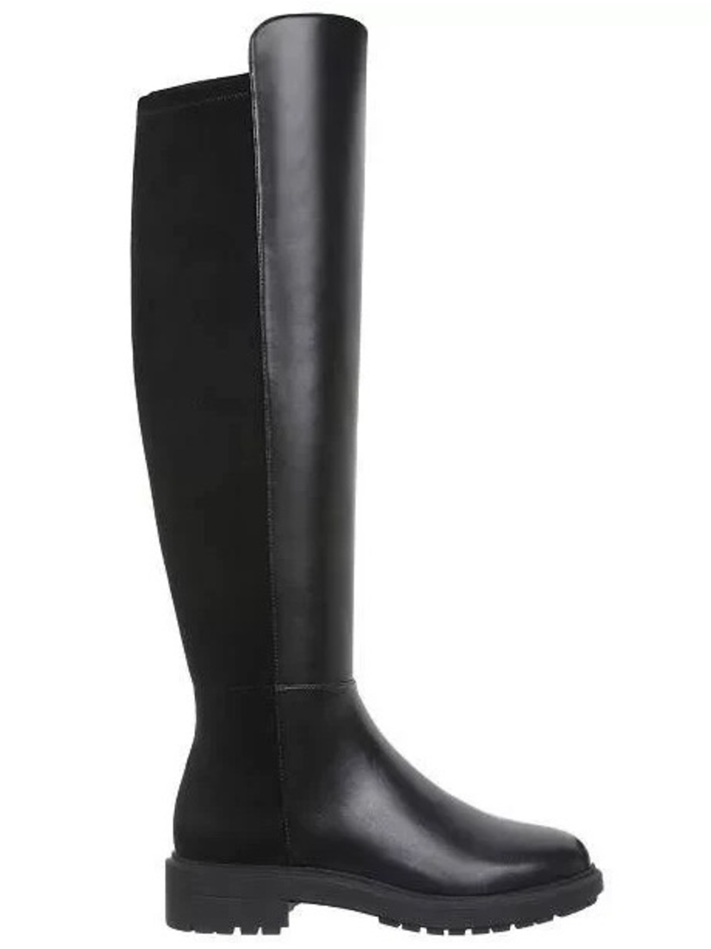 On 34th Neffi Almond-Toe Over-the-Knee Black Boots 6.5 Brand New MSRP $170